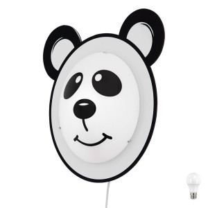 LED Wandlampe mit Panda Motiv für das Kinderzimmer PANDINO