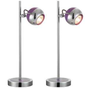 2er Set LED Tischleuchten für den Wohnraum