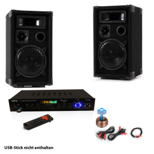 Kompakte Party Musikanlage mit Bluetooth Receiver DJ-Smart