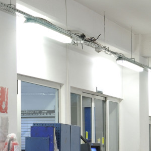 2x LED Wannenleuchten, 1440 Lumen, Neutralweiß, L 60 cm