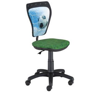 Drehstuhl für Kinder, ergonomisch, Fußball Motiv MINISTYLE