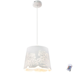 RGB LED Pendelleuchte mit Dekorstanzungen für Ihren Wohnraum