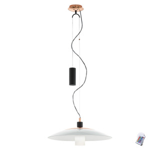 Höhenverstellbare RGB LED Hängelampe für das Esszimmer CABRAL