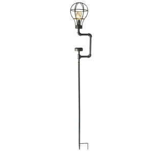 Industrie Stil LED Solarleuchte im Wasserrohr Design KONSTANTIN