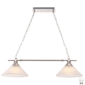 Verstellbare LED Hängelampe für die Küche aus Glas ALEXIS