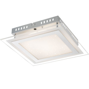 LED Deckenlampe aus Chrom und Glas mit CCT Steuerung KARANTA