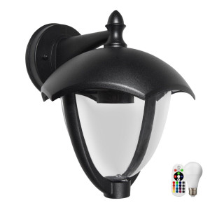 RGB LED Wandleuchte aus ALU für den Außenbereich VT-731