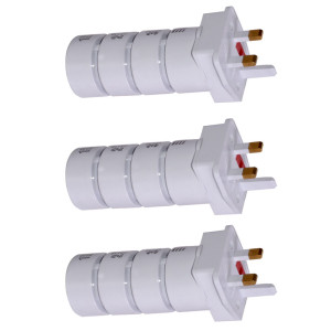 3er Set Reise Steckdosen Adapter Set für alle Länder