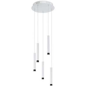 LED Hängeleuchte, schwarz, weiß, 32 cm, RAPARO