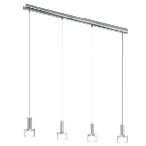 LED Decken Hängeleuchte mit Glasschirmen FABIANA