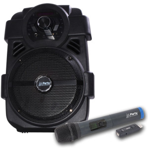 250W PA Musikanlage, USB/SD, Bluetooth, Mikrofon, Party-Licht