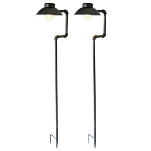 2er Set LED Solar Steckleuchten, Höhe 153,5 cm JOSEPHINE