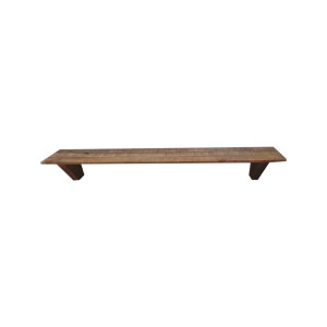 Wandboard, Ablage und Halterung Holz, 150cm inkl. Wandhalterung