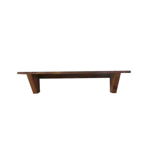 Wandboard, Ablage und Halterung Holz, 100cm inkl. Wandhalterung