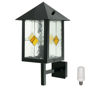 LED Wandlaterne mit Flammeneffekt Leuchtmittel LIBERTA