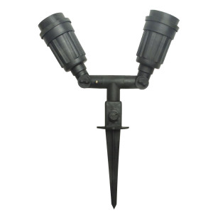 Erdspieß Stecklampe mit beweglichen Spots VT-729