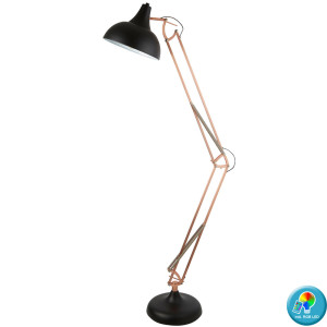RGB LED Stehleuchte mit verstellbaren Gelenken, Höhe 170 cm