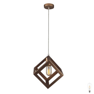 LED Pendelleuchte im Käfig Design aus Metall VT-7161