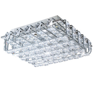 LED Deckenleuchte mit Kristallen, LONZASO