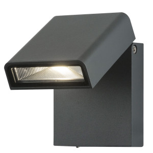 LED ALU Wandleuchte, schwenkbar, Höhe 10,5 cm SPARROW