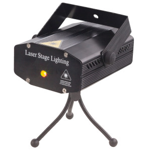 Effektlaser, schwarz, Musikmodus, Motive, H 17,7 cm