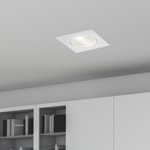 LED Einbaustrahler, viereckig, weiss TOR