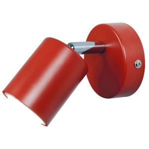 LED Wandstrahler in rot mit beweglichem Spot, EXPLORE