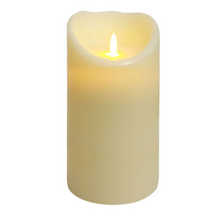 LED Kerzen Licht aus Wachs, Höhe 25 cm ANDREA 25