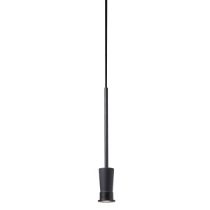 LED Deckenpendel, Metall, schwarz, Kabel 250 cm