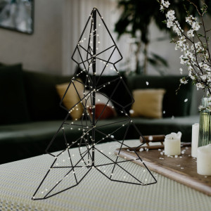 Deko Tischleuchte, Weihnachtsbaum, 50x LED, H 48 cm