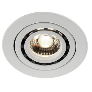 LED Decken Einbaustrahler weiß mit beweglichem Spot BALDER