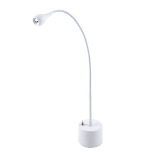 LED Tischleuchte, Flexo-Arm, weiß, H 40 cm