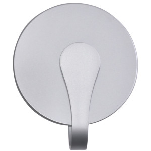 LED Wandleuchte aus grauem Aluminium, Höhe 18,4 cm