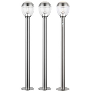 3er Set LED Stehlampen mit und ohne Bewegungsmelder CALLISTO