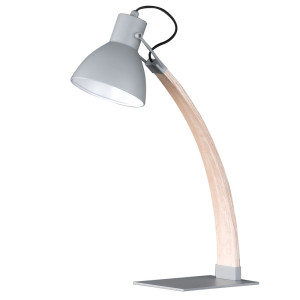 Tischleuchte, Holz natur, Spot beweglich,  Höhe 56 cm BENT