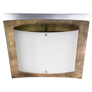 LED Deckenleuchte aus Aluminium in Gold, SHINE