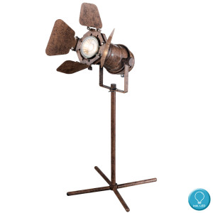 Verstellbare LED Tischleuchte,  rostfarben, Höhe 48,5  cm, EGON