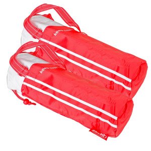2er Set Kühltaschen in rot für 2 Liter Flaschen