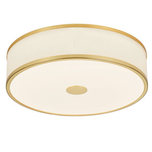 LED Deckenlampe, messing, weiß, Switch Dimmer, 40 cm, AGENTO