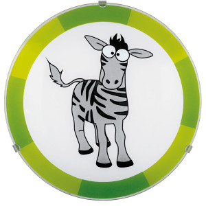 Deckenleuchte für Kinder mit einem Zebra Motiv BIUBIU