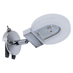 LED Wandlampe, Chrom, Klemmleuchte, L 59cm