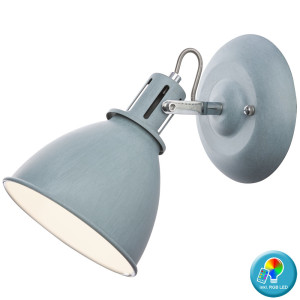 RGB LED Wandstrahler, verstellbarer Spot, Höhe 22 cm, JONAS