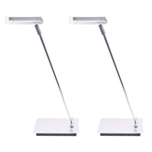 2er Set LED Metall Tischleuchten, Höhe 47 cm HOLGER