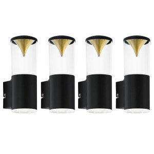 4x LED Up & Down Wandleuchte, Höhe 22,5 cm, PENALVA