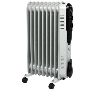 Öl Radiator, 9 Rippen, 3 Heizstufen bis 2000 Watt