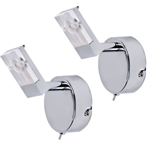 2er LED Wandlampen mit beweglichem Spot, HAJO