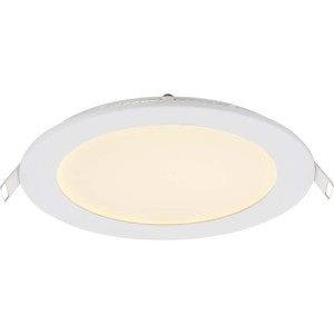 LED Einbauleuchte, Metall, Aluminium Druckguss, weiß, Opal