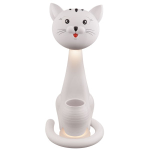 LED Tischlampe, Touch, Katze, beweglich, H 40 cm, ANIMAL I