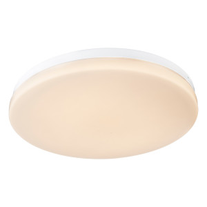 LED Deckenleuchte, Weiß, Acryl, rund, 29 cm