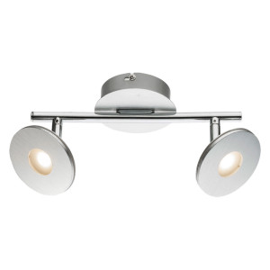 LED Deckenlampe, bewegliche Spots, Aluminium, H 14,2 cm